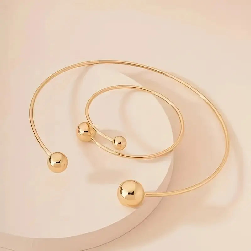 Glow™ | Conjunto de Pulseiras em Ouro