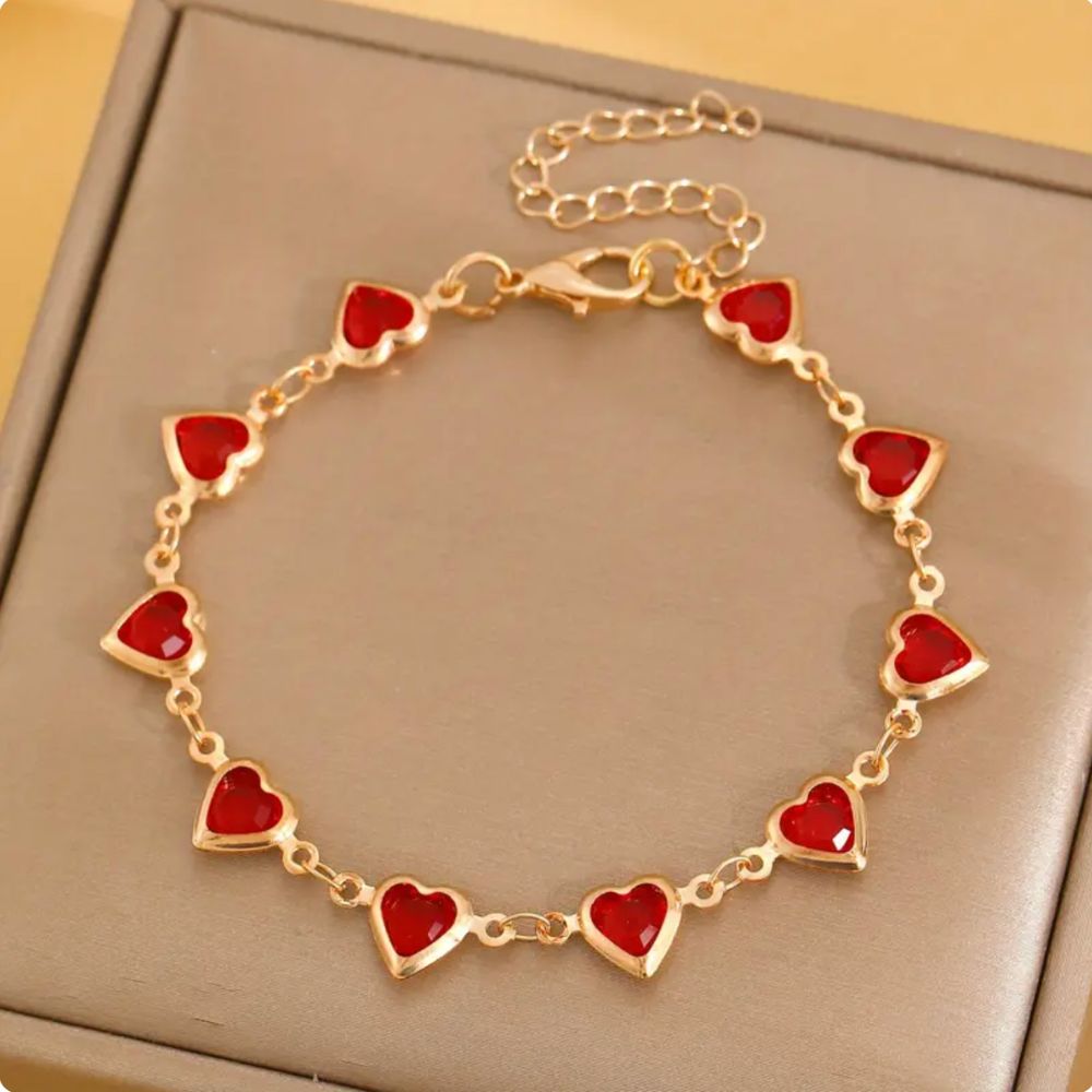 Pulseira Ophelyra Garnetelle Dourada